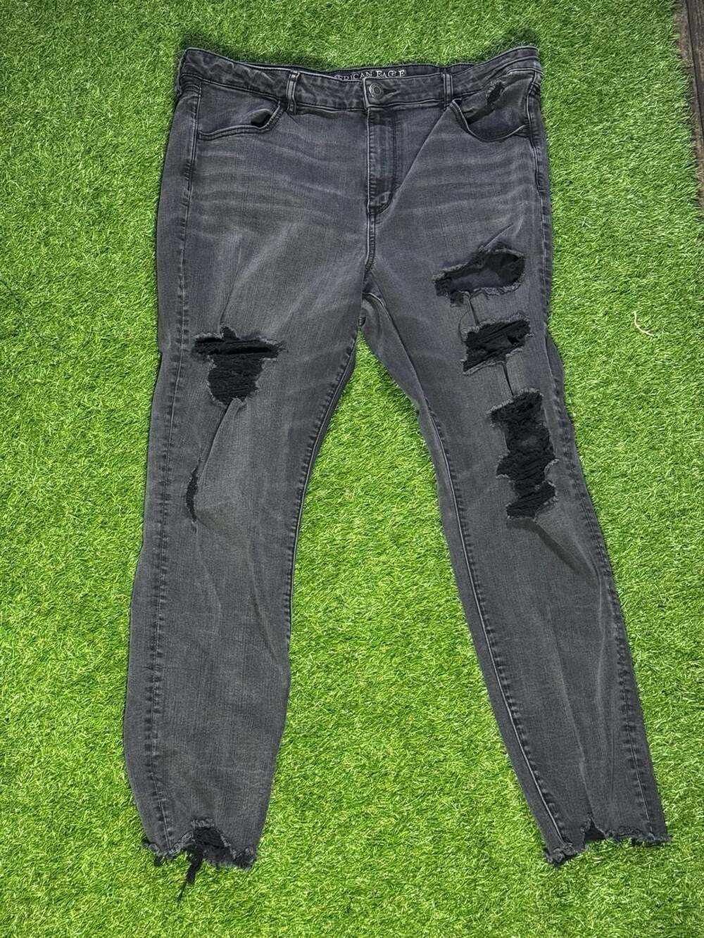 American Eagle Outfitters Super Stretch X Distressed Skinny Jeans Size 20W